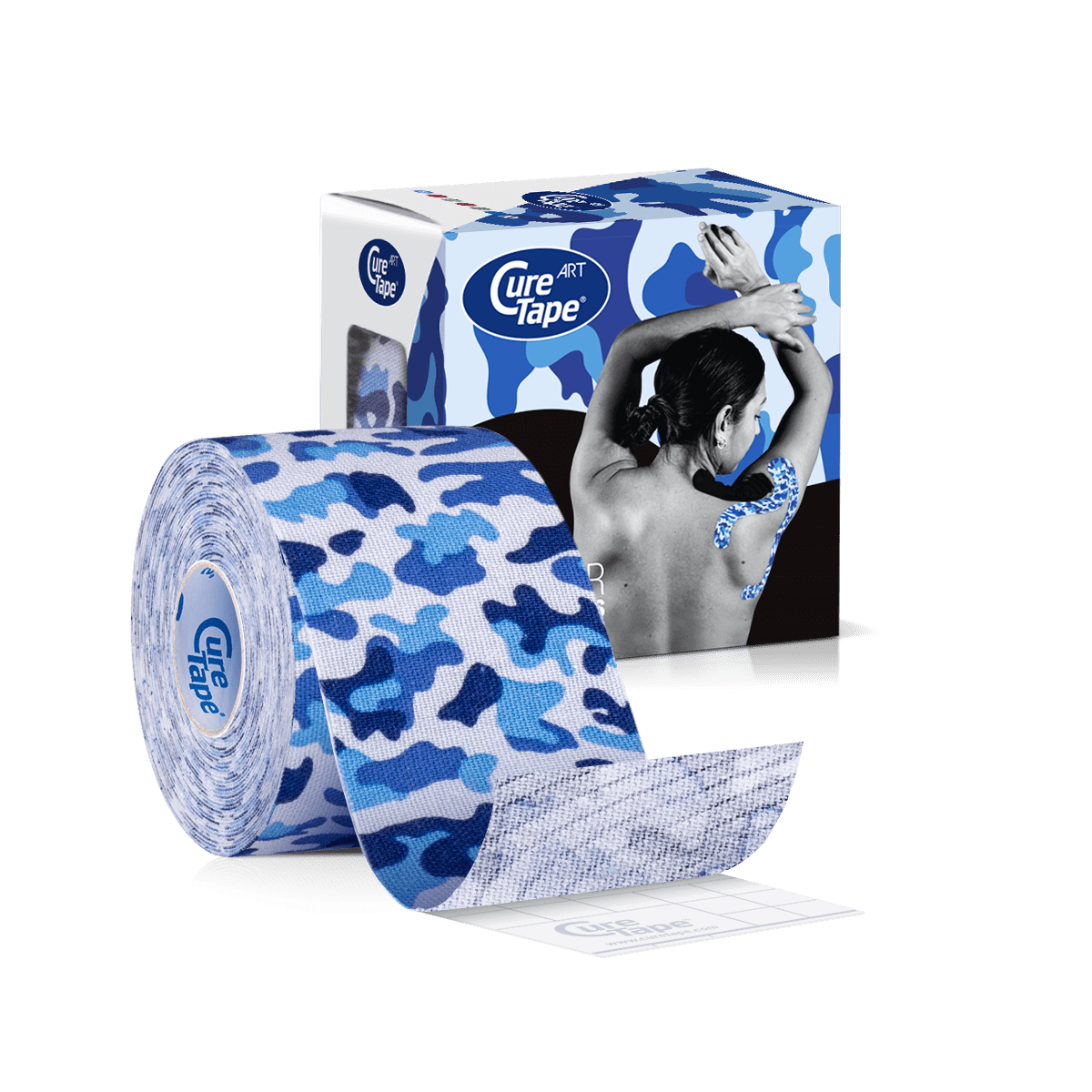 kinesiology tape army curetape art