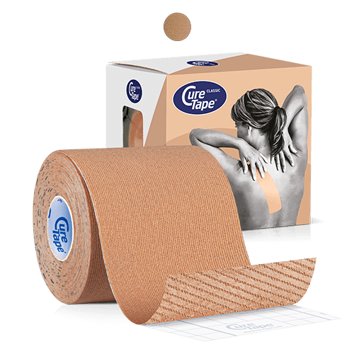 kinesiology tape beige curetape classic 7.5cm