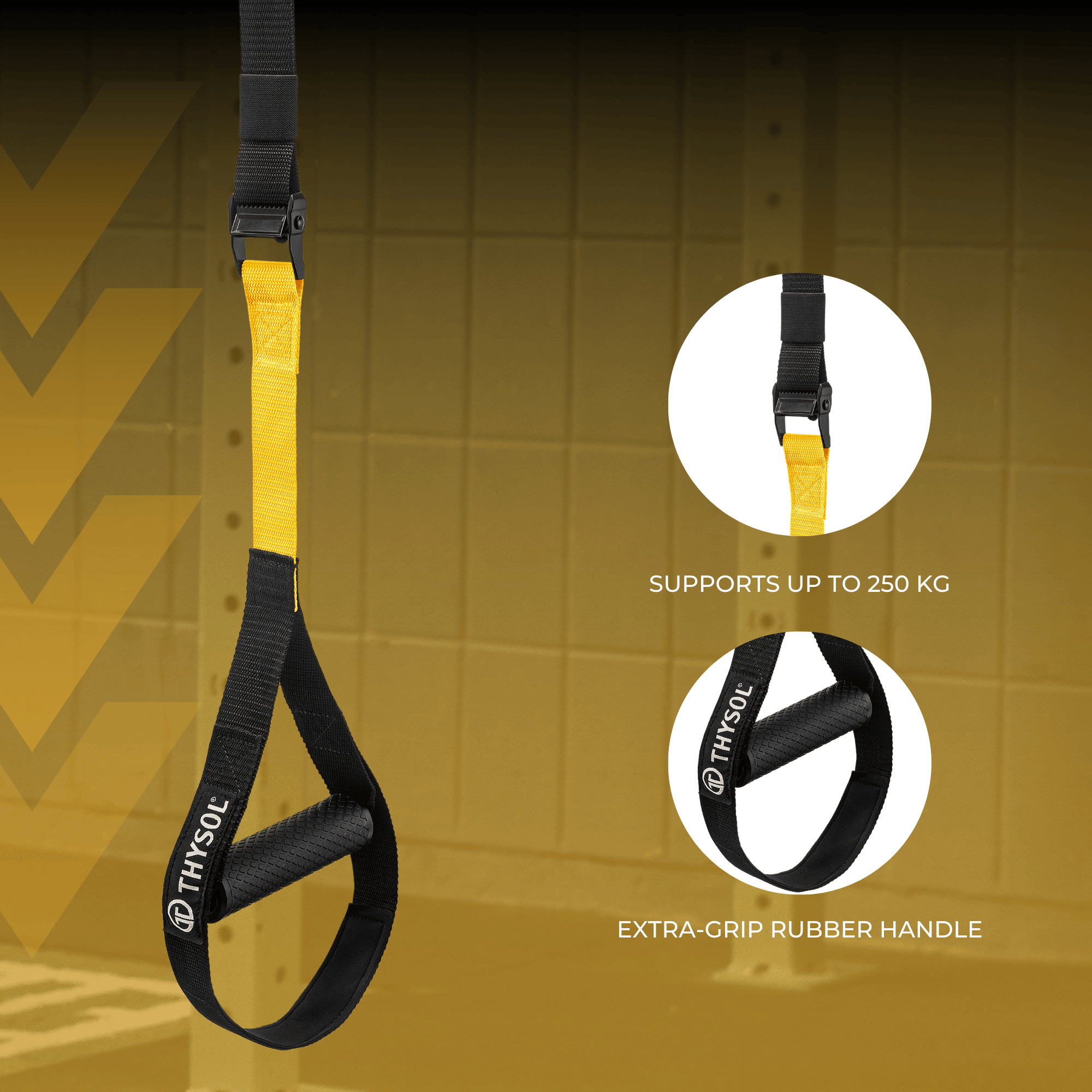 THYSOL® Xtreme Straps Suspension Trainer Pro - Image 3