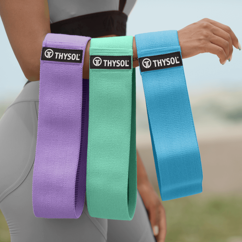 Fabric Resistance Bands - Set of 3 Booty Bands - Image 2