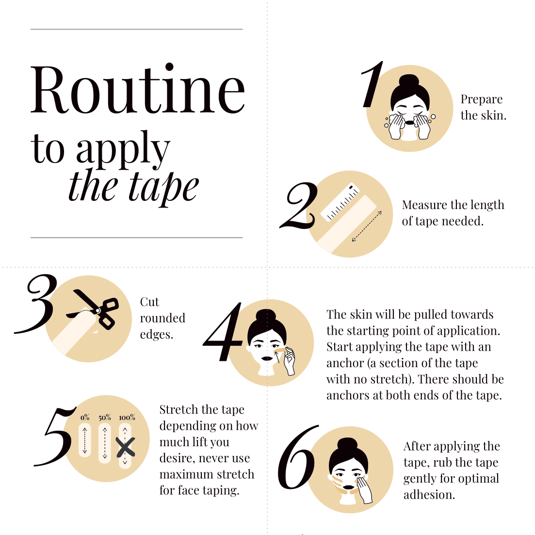 kinesiology-face-tape-application