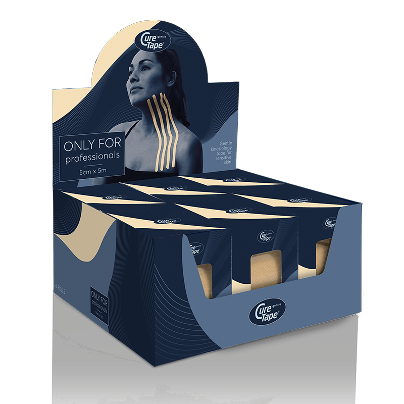 curetape-gentle-kinesiology-tape-product-light-beige-5cm-x-5m-6-single-rolls-in-display-box-packaging-lr-image